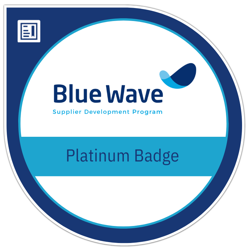 Blue Wave Supplier Development Program, Platinum Badge